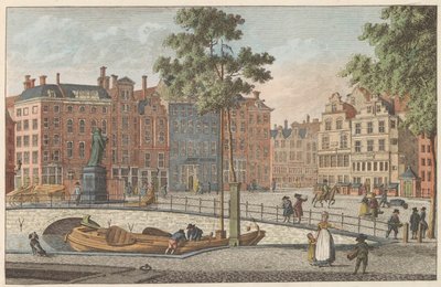 Grote Markt te Rotterdam, ca. 1790 door Carel Frederik Bendorp (I)