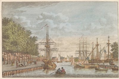 Haven van Middelburg, ca. 1790 door Carel Frederik Bendorp (I)