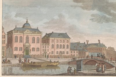 Hoogduitse Synagoge te Amsterdam, ca. 1790 door Carel Frederik Bendorp (I)