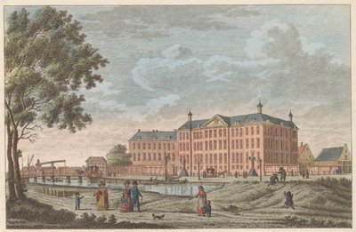 Lutherse Diaconiehuis te Amsterdam, ca. 1790 door Carel Frederik Bendorp (I)