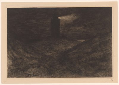 Vuurtoren van Katwijk door Carel Nicolaas Storm van 