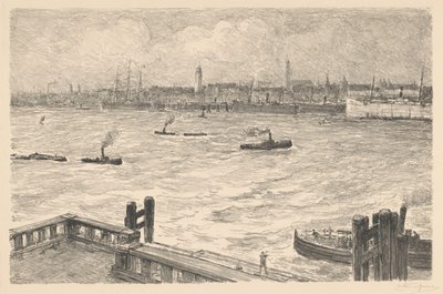 Haven te Hamburg door Carel Nicolaas Storm van 