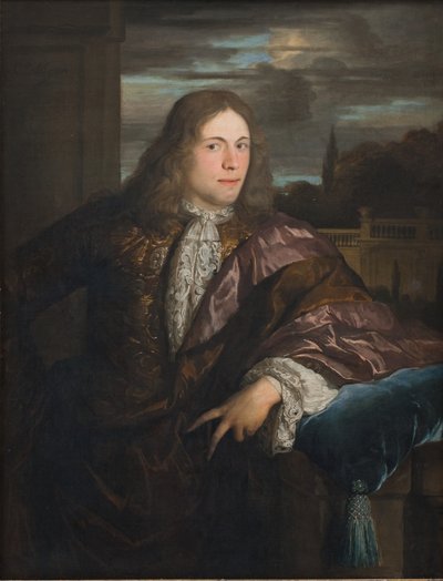 Portret van een jonge heer door Carel de II Moor