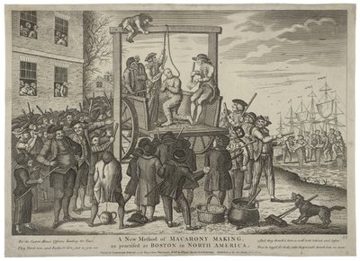 Een Nieuwe Methode van Macaroni Maken, zoals beoefend in Boston in Noord-Amerika door Carington Bowles