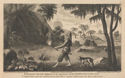 Twaalf illustraties van Robinson Crusoe door Carington Bowles