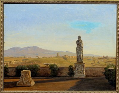 Panorama vanaf Villa Mattei door Carl Christian Constantin Hansen
