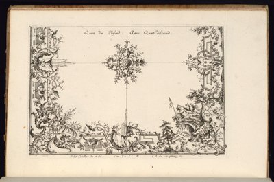 Twee Kwartieren van een Plafond, Nieuw Boek van Plafonds door Carl Albert von Lespilliez