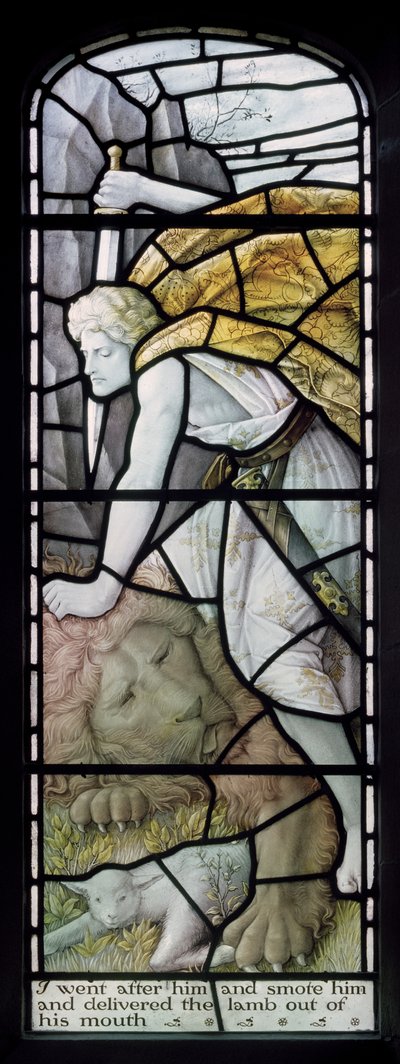 Over Wyresdale, Christ Church, De Herderkerk, Herderen, Schapen door Carl Almquist