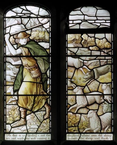 De Herderskerk, Herderij, Schapen door Carl Almquist