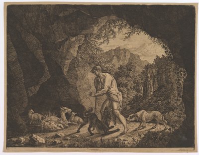 De herder vindt Romulus bij de geit door Carl Baron von Vittinghoff