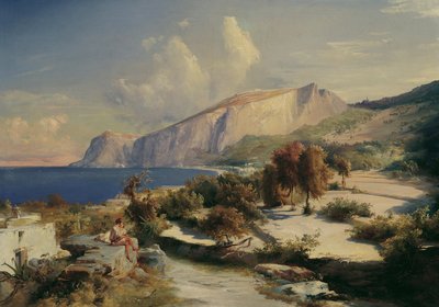 Middag op Capri door Carl Blechen