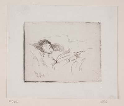 De Zieke Oude Man door Carl Bloch