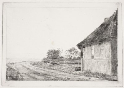 Het huis en de tuin bij de zee door Carl Bloch