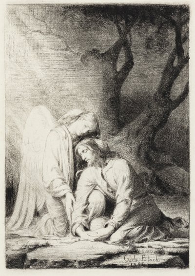 Christus in Gethsemane door Carl Bloch