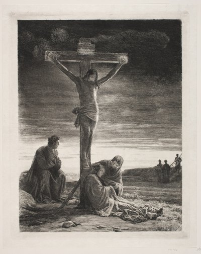 Christus aan het kruis door Carl Bloch