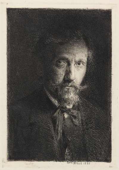 Zelfportret door Carl Bloch