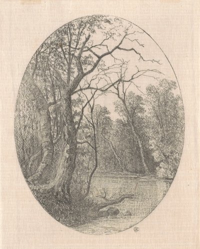 Aan Laurel Creek door Carl C. Brenner