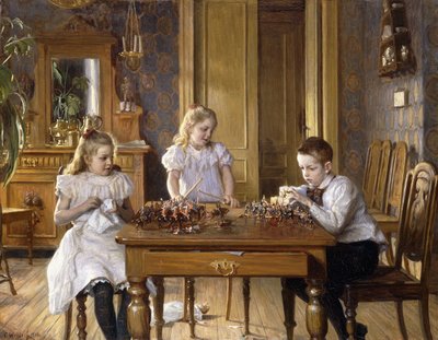 De Slag, 1900 door Carl Christian Ferdinand Wentorf
