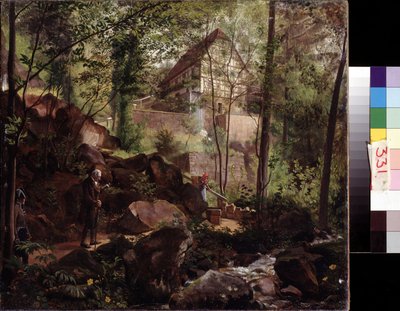 De wandeling van prins Max door Carl Christian Vogel von Vogelstein