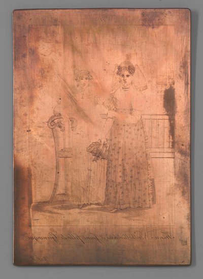 Frison Nordhollandais, et Jeunefille de Groningue door Carl Cristiaan Fuchs