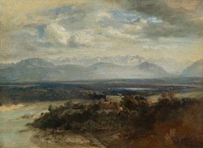 Isarlandschap door Carl Ebert
