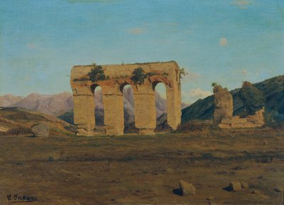 Romeins aquaduct door Carl Eduard Onken