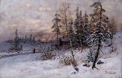 Winter door Carl Edvard Diriks