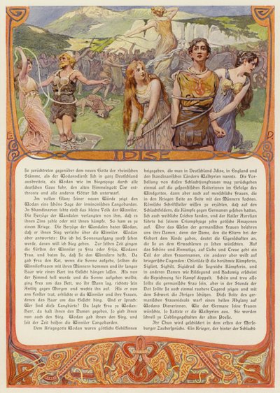 Idis, Germaanse godin door Carl Emil Doepler