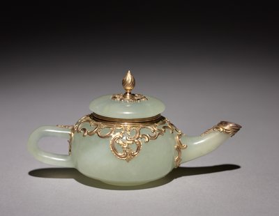 Miniatuur theepot, ca. 1896 door Carl Fabergé