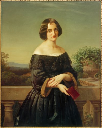 Marie Wiegmann / Schilderij van Carl Ferdinand Sohn door Carl Ferdinand Sohn