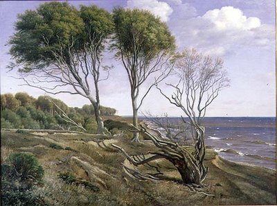 Een Kustlandschap door Carl Frederick Aagaard