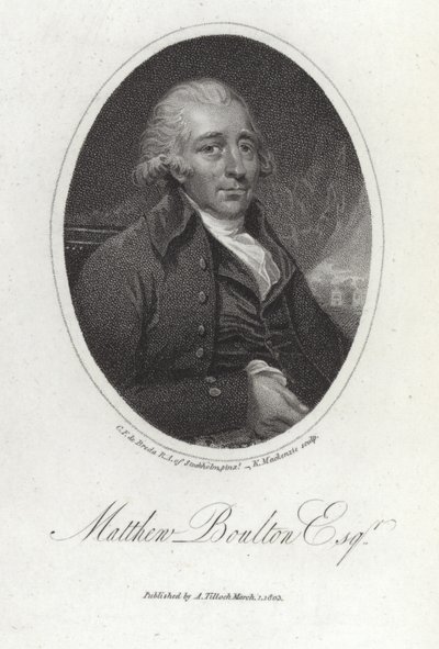 Matthew Boulton door Carl Frederik van Breda