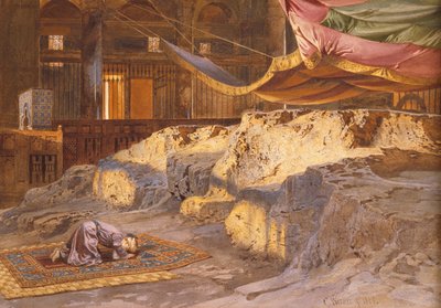 Binnen in de Rotskoepel, 1864 door Carl Friedrich Heinrich Werner