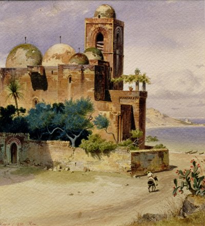 Palermo, 1839 door Carl Friedrich Heinrich Werner