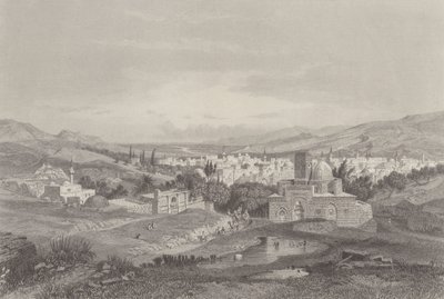 Rivieren van Damascus door Carl Friedrich Heinrich Werner