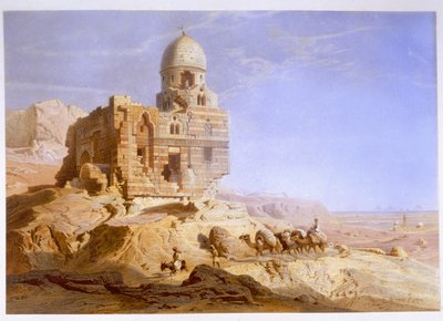 Graven van de Khalifs, Caïro, 1871 door Carl Friedrich Heinrich Werner