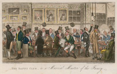 De Daffy Club of een Muzikale Meester van de Fancy door Carl Georg Adolph Hasenpflug