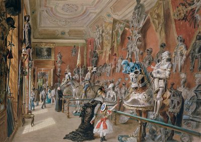 De wapenrusting II van de Ambraser collectie door Carl Goebel d. J.