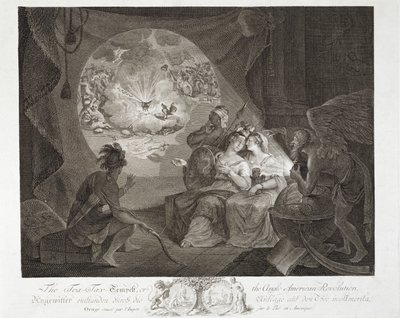 De Thee-Belastingstorm, of de Anglo-Amerikaanse Revolutie door Carl Gottlieb (attr.to) Guttenberg