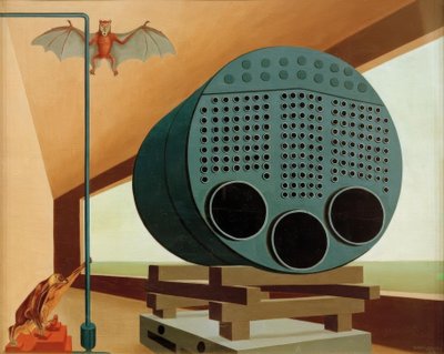 Stoomketel met Vleermuis door Carl Grossberg
