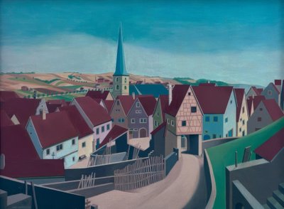 Frankisch dorp door Carl Grossberg