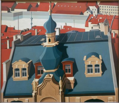 Würzburg, daken door Carl Grossberg