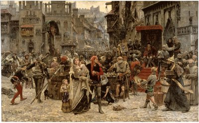 Zweeds: Valdemar Atterdag gijzelt Visby in 1361
 Valdemar Atterdag gijzelt Visby, 1361 door Carl Gustaf Hellqvist