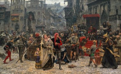 Valdemar IV Atterdag (c.1320-75) Houdt Visby Gegijzeld door Carl Gustaf Hellqvist