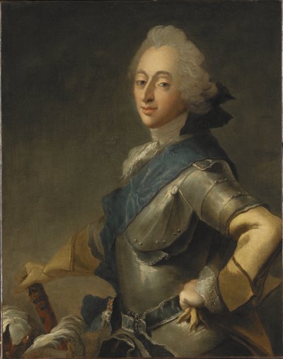 Portret van Koning Frederik V van Denemarken (1723-1766) door Carl Gustaf Pilo