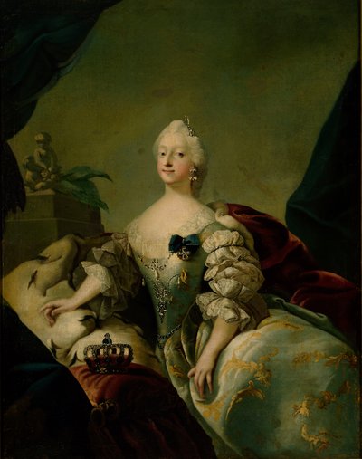 Louise, koningin van Denemarken door Carl Gustaf Pilo