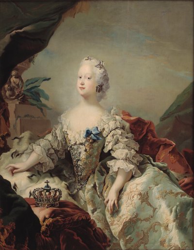 Louise van Groot-Brittannië 1724-1751, Koningin van Denemarken, 1747 door Carl Gustaf Pilo
