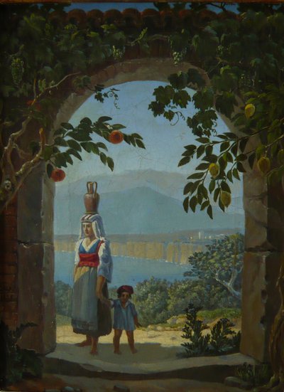 Herinnering aan Sorrento door Carl Gustav Carus