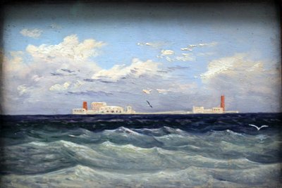 Duits: Mittelländische Seefestung Mediterraanse Eilandvesting door Carl Gustav Carus
