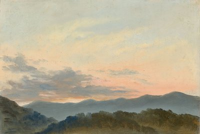 German: Wolkenstudie door Carl Gustav Carus